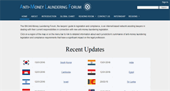 Desktop Screenshot of anti-moneylaundering.org